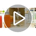 10pcs 16oz Glass Juice Bottles with Lids