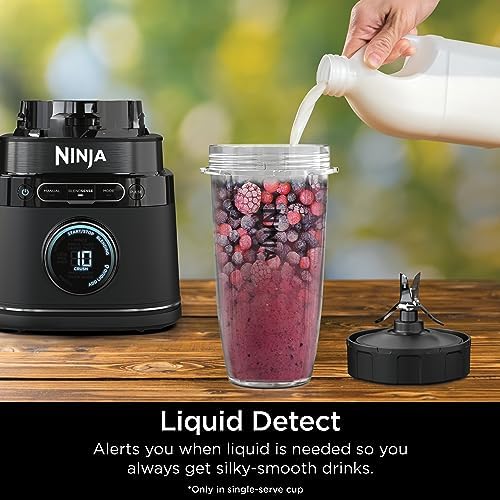 Ninja Detect Blender with Cups, BlendSense Tech, 72oz, 1800PW, Black, TB301 - Image 6