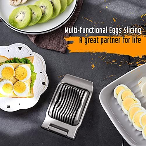 Multipurpose Heavy Duty Aluminium Egg Slicer, Stainless Steel Wire, Gold - Image 7