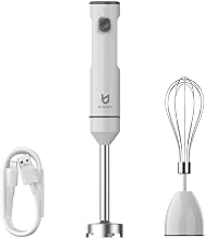 Cordless Hand Blender with whisk for Smoothies, Milkshakes & Soups