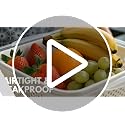 5 Pack Large Fruit Storage Containers for Fridge with Removable Colander