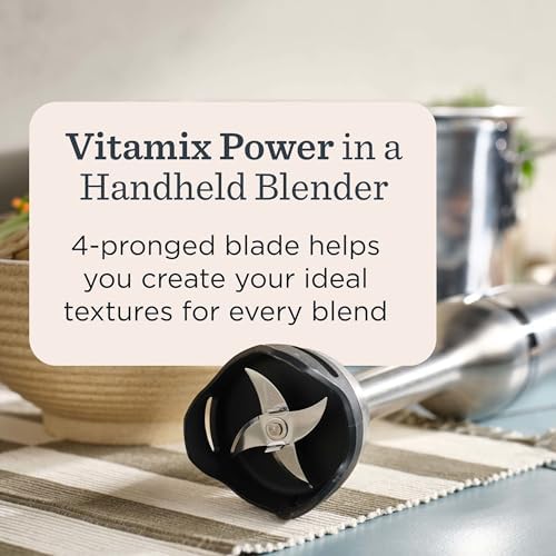 Vitamix 5-Speed Immersion Blender, 625-Watt Motor, Stainless Steel/Black - Image 6