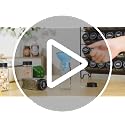 Spice Rack Organizer with 28 Spice Jars, Black Lids, Spice Labels