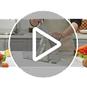 Safe Mandoline Slicer,Vegetable Potato Slice Food Cutter for Kitchen,Thickness Adjustable Upright Veggie Chopper for Fast Meal prep (Sliver)