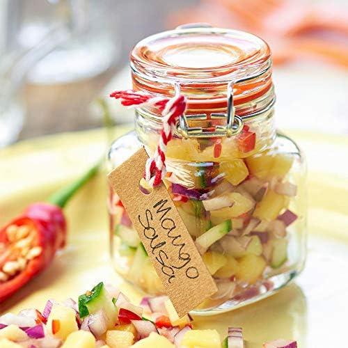 Spice Jars, 24 Pack 4oz Small Glass Jars Spice Jars Herb Jars