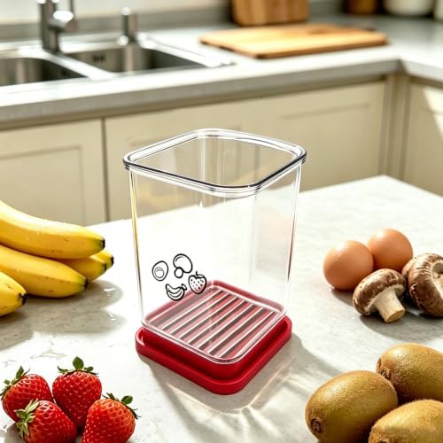 Fruit Slicer Cup for Strawberry, Banana, Egg with Cleaning Brush - Image 7
