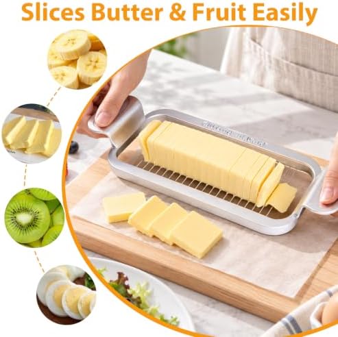 Large Butter Cutter, Heavy-Duty Banana Slicer with Stainless Steel Wires - Image 6