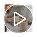 Natural Marble Sponge Holder for Kitchen Sink