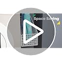 Magnetic Shelf Fridge Basket Bin for Whiteboard Washer Dryer Locker Cabinet