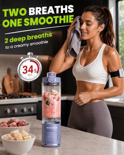 Portable Blender for Smoothie, Personal Blender, Cordless, Fitness &Travel - Image 6