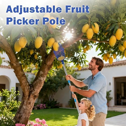 Fruit Picker Upgraded Round Claws Reduce Fruit Damage (65inch)
