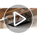 PrueBox Under Shelf Storage Basket Organizer Adjustable Heavy Duty Hanging