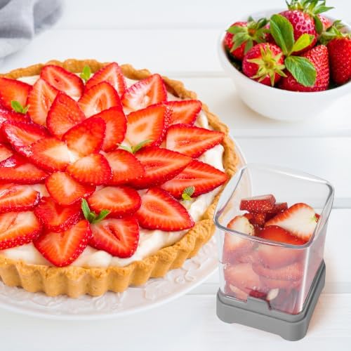 Original Strawberry Slicer, Fast & Even Thin Slicing, Gray - Image 7