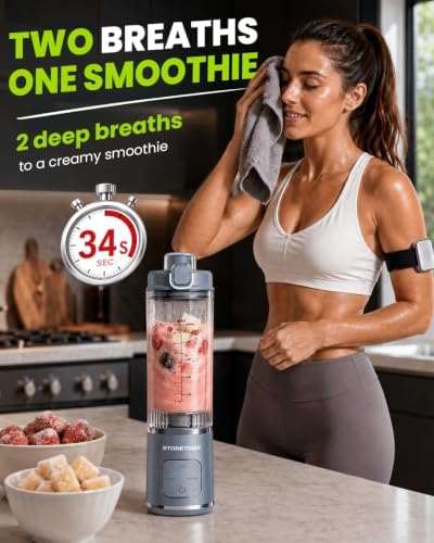 Portable Blender for Smoothie, Personal Blender, Cordless, Fitness &Travel - Image 6