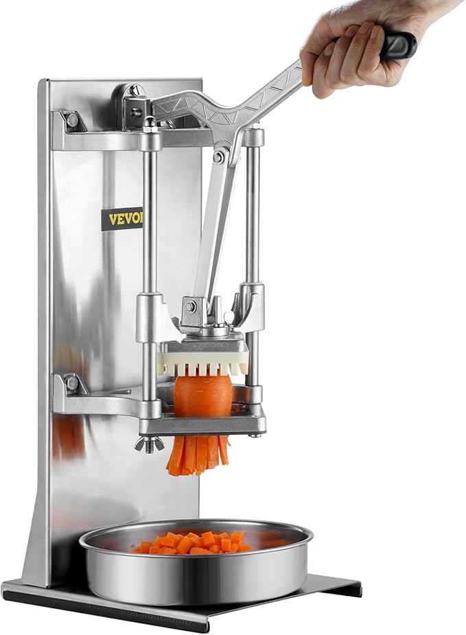 Commercial French Fry Cutter with 4 Replacement Blades