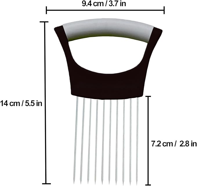 Onion Holder for Slicing Onion Slice Holder Kitchen Chopper Assistant Tool,Vegetable Cutter with Protective Cover for Tomato,Lemon,Potato,Egg,Food Slice Assistant,Gifts for Mom Grandma Women