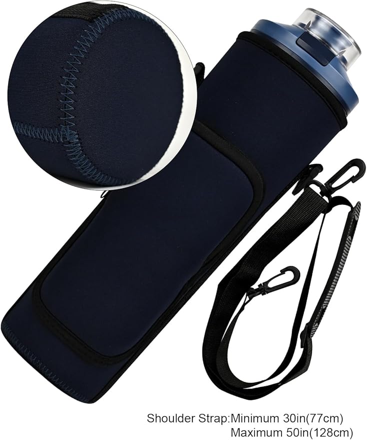Blender Storage Sleeve Blender Travel Bag for Ninja Blast Max Portable Blender BC251NV/BC251GY/BC251MT/BC251PK/BC251LD/BC251IV with Shoulder Strap and Accessory Pocket (Blue)