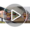8 Clear Plastic Storage Bins for Pantry Organizer, Kitchen Cabinet
