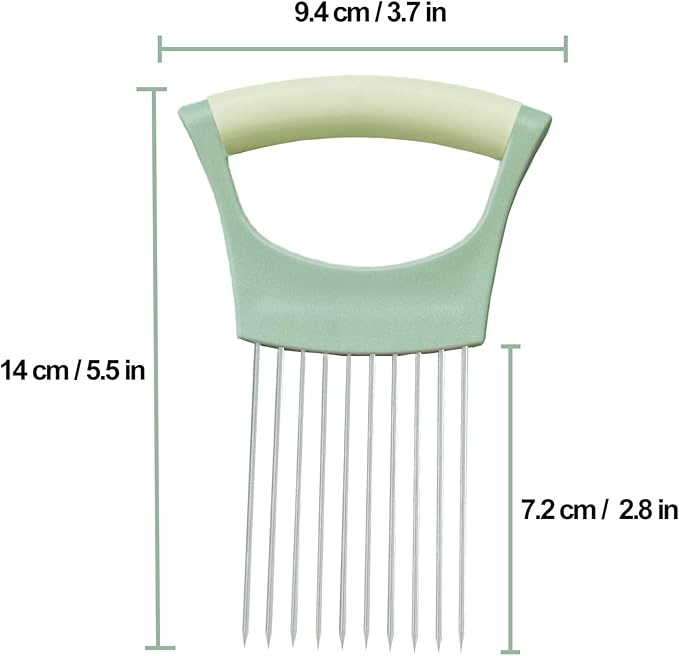 Onion Holder for Slicing Tomato Slice Holder Kitchen Chopper Assistant Tool,Vegetable Cutter with Protective Cover for Lemon,Potato,Egg,Food Slice Assistant,Kitchen Tool Gifts for Mom Grandma Women