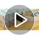 Acrylic 6 Pack Tea Bag Organizer and Storage