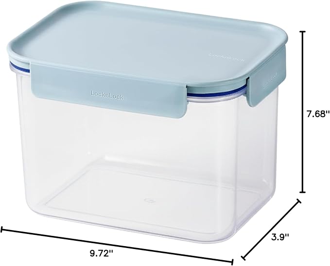 LocknLock Classic-Plus Plastic Food Storage Container | Airtight Plastic Food Storage Containers with Lids | BPA Free Stackable Food Storage for Meal Prep, Leakproof, Freezer & Dishwasher Safe, 2.75L