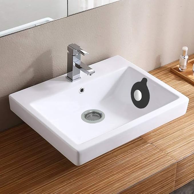 Seatery Bathroom Sink Stopper, Tub Stopper, Bathtub Drain Stopper, Bath Tub Plug, Bathtub Drain Cover, Bathtub Drain Plug, Sink Drain Cover, Sink Plug,Black