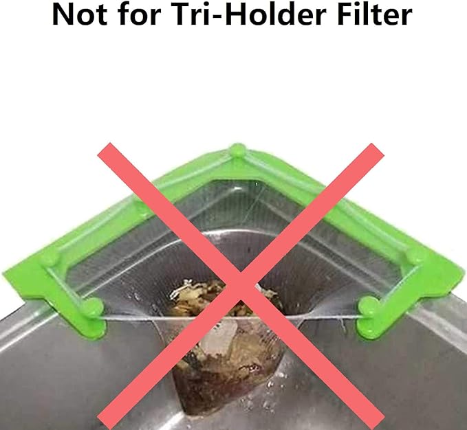 Kitchen Sink Strainer Mesh Bag- 200 PCS Disposable Sink Net Strainer Filter Bags for Sink Drain for Collecting Kitchen Food Waste Leftover Garbage