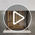 Bamboo drawer organizer Set,expandable drawer dividers,wooden storage organizers,drawer organizers for kitchen, bathroom,flatware,Tea Bag Organizer (1 X 5PCS Natural)