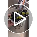 4 PCS Fruit Storage Containers for Fridge, Produce Containers for Fridge with Removable Colander, All-In-One Fruit Washing Bowl with Strainer Microwave/Dishwasher Safe for Salad Berry Lettuce Keeper