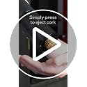 Peugeot Elis Touch Electric Wine Bottle Opener and Corkscrew, Carbon