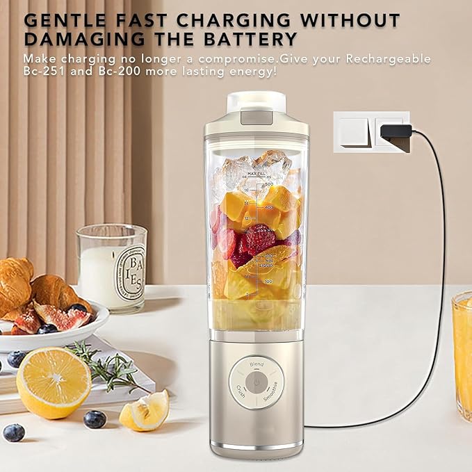For Ninja Blast Max Portable Blender BC251, BC200, BC200GY, BC200LD, BC251LD Replacement Charging Cord Personal Smoothies Power Adapter