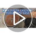 Touch Control Auto Food Processor 500W Copper Meat Onion Garlic Nuts Veg