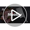 7-Inch Meat Cleaver Butcher Knife, German High Carbon Steel