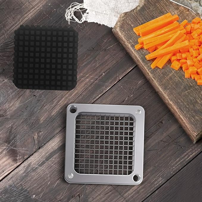 Replacement Chopper Blade Commercial Vegetable Chopper Dicer Stainless Steel Blade for Fruit Cutting Machine Tomato French Fries Cutter (2 * 1/4ā³ Blade)
