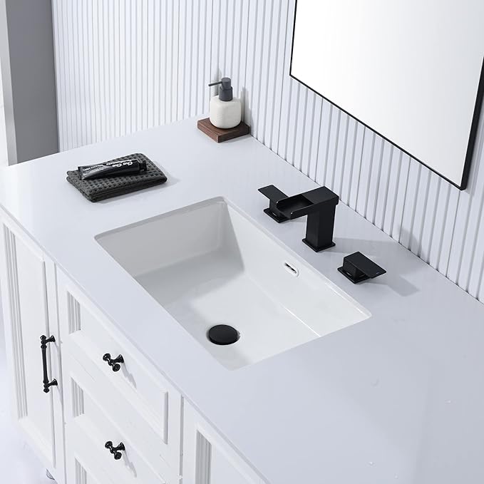 Universal Bathroom Sink Stopper - Pop Up Sink Drain Stopper, Push Button Flixfilter Sink Drain Stopper Replacement, Wash Basin Drain Filter Plug Anti-Clogging Basket, Matte Black