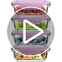 4Pack 13oz/0.37L Glass Meal Prep Containers with Lids, Glass Storage Containers with Lids, BPA-Free, Pantry Organizers and Storage, Freezer to Oven Safe (Pink)