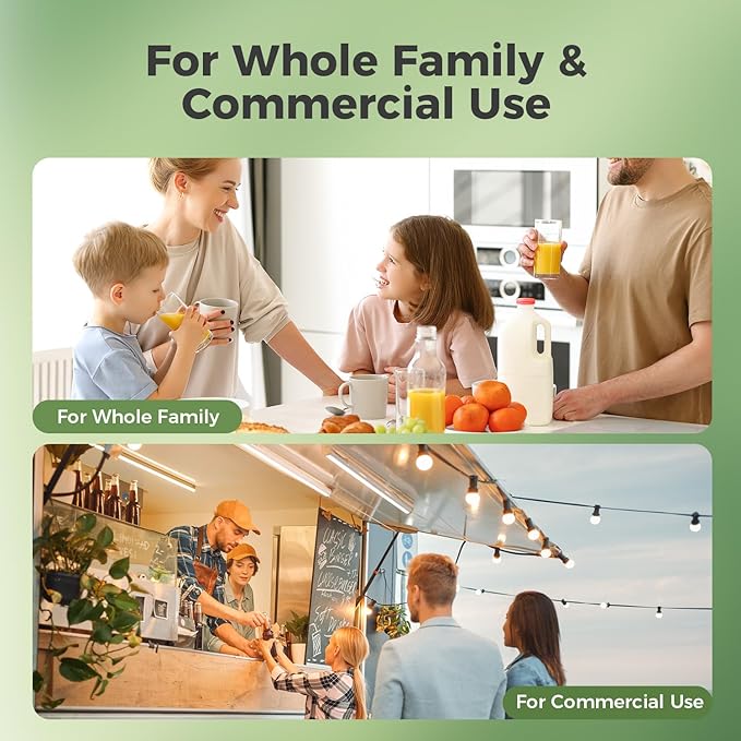 Blenders for Kitchen, Smoothie Blender with Timer - Countertop Blenders with 68oz Dishwasher-Safe Pitcher, Ice Crushing & Frozen Fruit