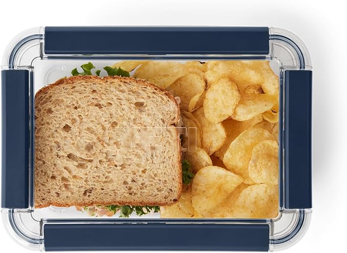 YETI Plastic Food Storage Container, BPA Free, Locking & Airtight Lid, Microwave, Freezer, and Dishwasher Safe, Leak-Proof, Cooler and Thin Ice Compatible