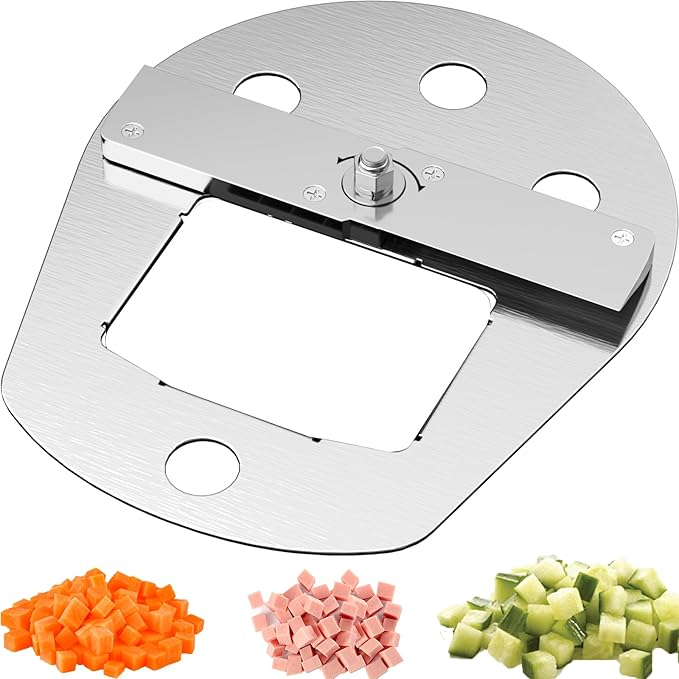 Electric Vegetable Chopper Blade Accessory, Dicing Blade Disc Assembly, Replaceable Blades for GJ817
