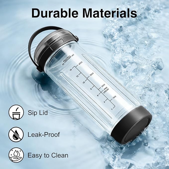 Lid Accessories Compatible with Ninja Blast- Replacement Lid for Ninja Blast Portable Blender 18oz Blending Vessel, Leakproof Sip Seal Spout Lid, Dishwasher Safe & Portable,Black