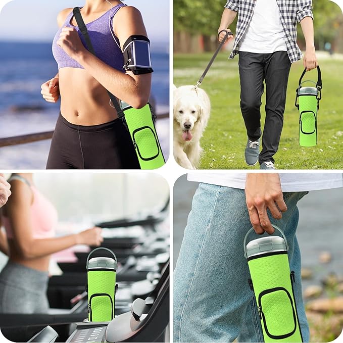 Storage Bag for Ninja Portable Blender Dust Cover Sleeve with Adjustable Shoulder for Ninja BC151NV/BC51NV/BC151BK/BC151CR/BC151EM/ BC151PR/BC151WH/BC155PS Blast Portable Blender (Green)