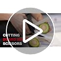 Clever Cutter 2 in 1 Kitchen Scissors and Cutting Board for Food Chopping