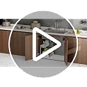 Slide Out Under Sink Organizers and Storage, Black, 1 Pack