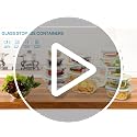 4 Pack Glass Food Storage Containers with Bamboo Lids Meal Prep