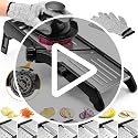 Mandoline Slicer for Kitchen, 7-in-1 Adjustable Vegetable Slicer