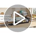 2-Tier Large Dish Drying Rack for Kitchen Counter, Black