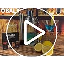Glass Cocktail Shaker Set Mixing Bar Tools