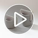 Diatomaceous Earth Sponge Holder - Drying Rack, Absorbent Stone Kitchen Sink Organizer, Beige (Small)