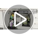 Under Sink Organizer, L-Shaped Pull Out Cabinet Organizer, Kitchen