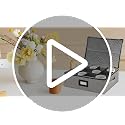Coffee Mug Storage Box with Dividers, Durable China Storage Containers for Coffee Mugs, Tea Cups Storage Organizer with Lid, Handles, Label Window, Holds 12 Mugs, Hard Shell and Stackable (Grey)